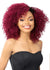 nutique red coily half wig bbh
